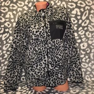 Xs leopard reversible jacket